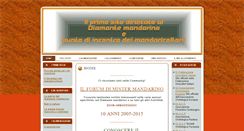 Desktop Screenshot of mistermandarino.it